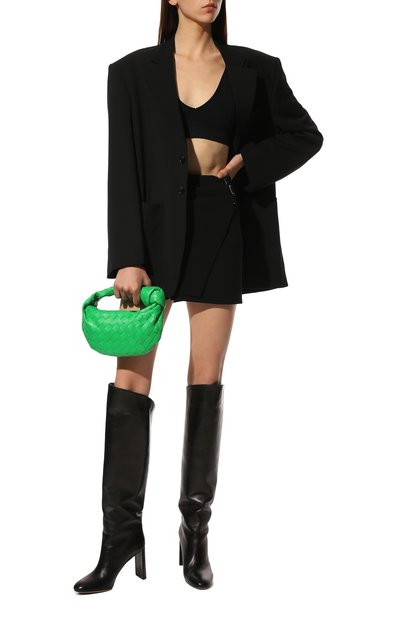 Сумка jodie mini BOTTEGA VENETA зеленого цвета по цене 363000 руб., арт. 651876/VCPP5, фото 3 Сумка jodie mini BOTTEGA VENETA, арт. 651876/VCPP5, фото 3