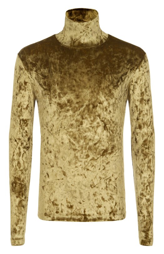 Бархатная водолазка Dries Van Noten 021128-2329-607 Золотой 021128-2329-607