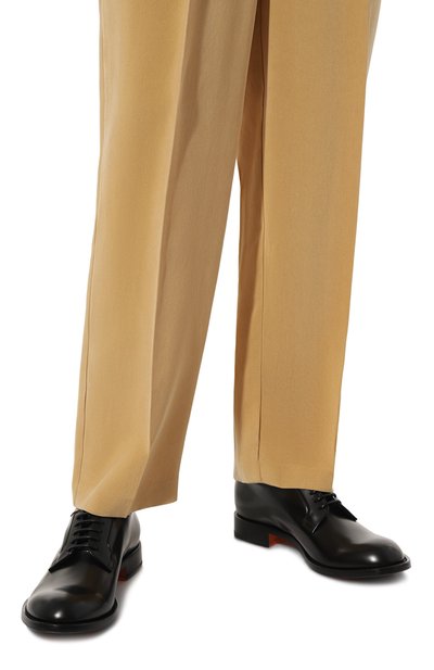 Кожаные дерби SANTONI, арт. WUFL70553BJ2TTV6N01, фото 3