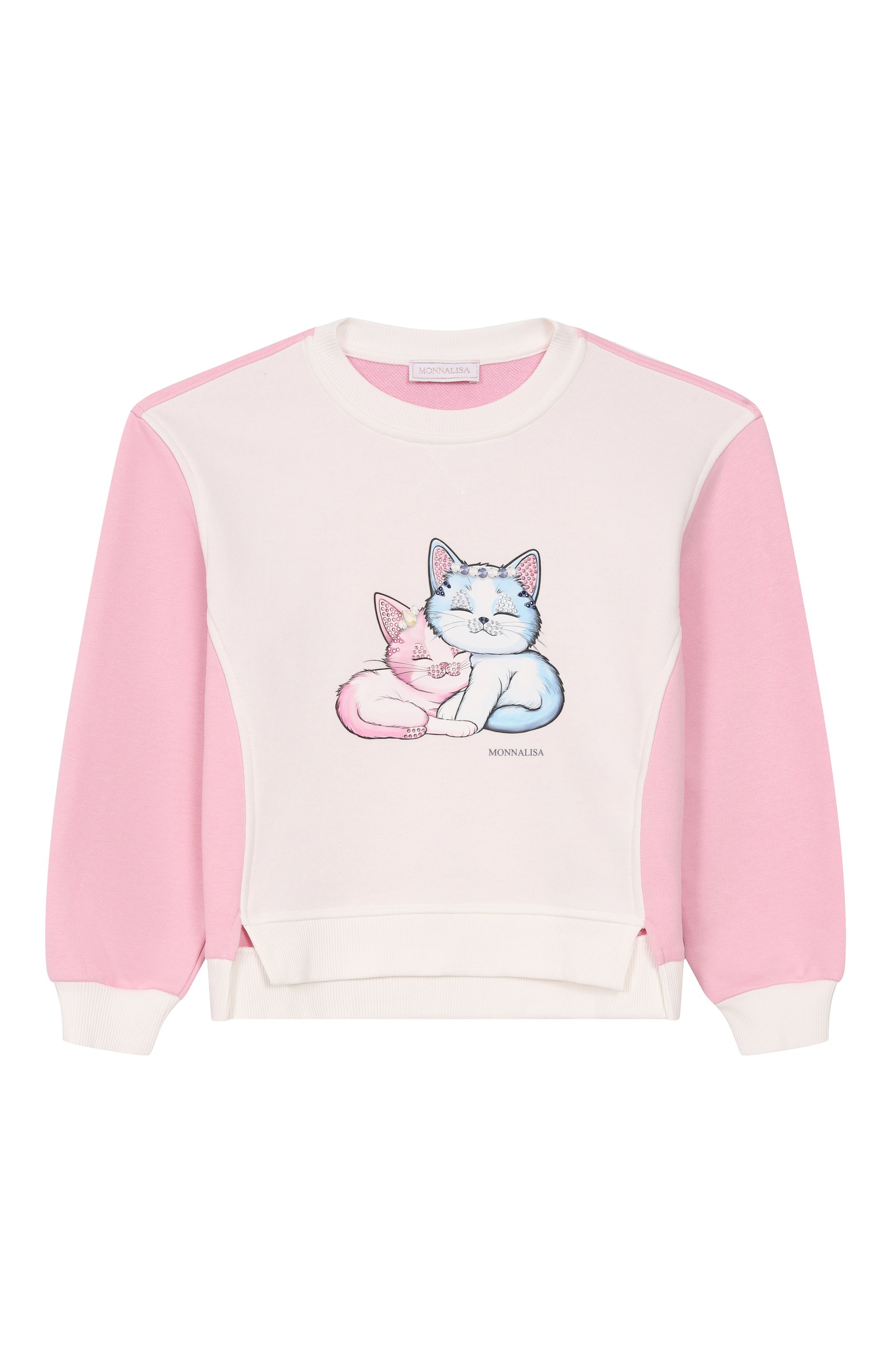 Комплект из свитшота и брюк MONNALISA, арт. 19F505, фото 2