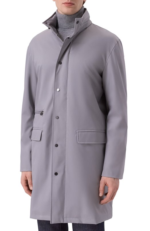 Плащ Kiton UW2193V0422H08 Серый  UW2193V0422H08 Фото 3