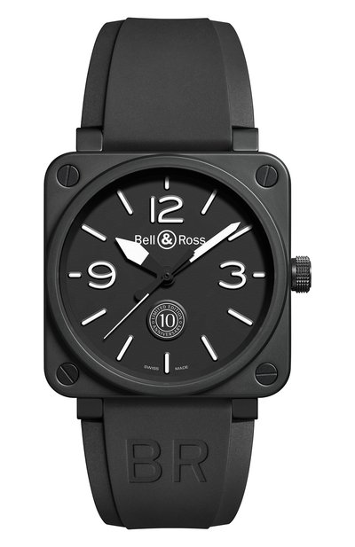 Мужские часы br 01 10th anniversary BELL AND ROSS, арт. BR0192-10TH-CE