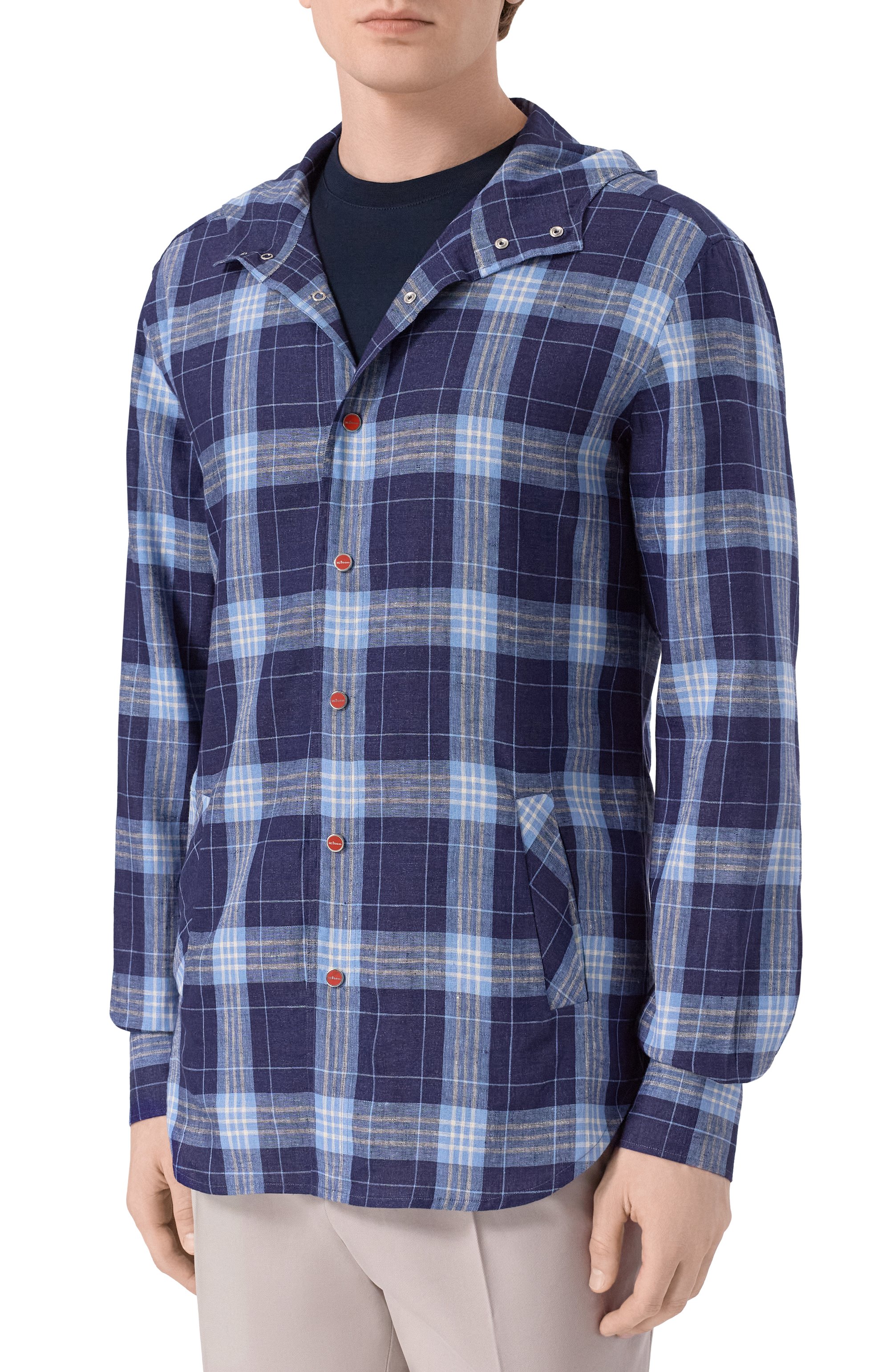 Льняная рубашка KITON, арт. UMCMARH0926701, фото 3