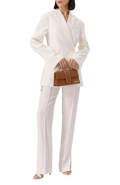 Женская сумка le grand bambino JACQUEMUS светло-коричневого цвета, арт. 22H213BA007 | Фото 7 (Размер: small; Материал: Натуральная кожа; Ремень/цепочка: На ремешке; Автоматизация состава: Проставлено; Автоматизация ТО: Проставлено)