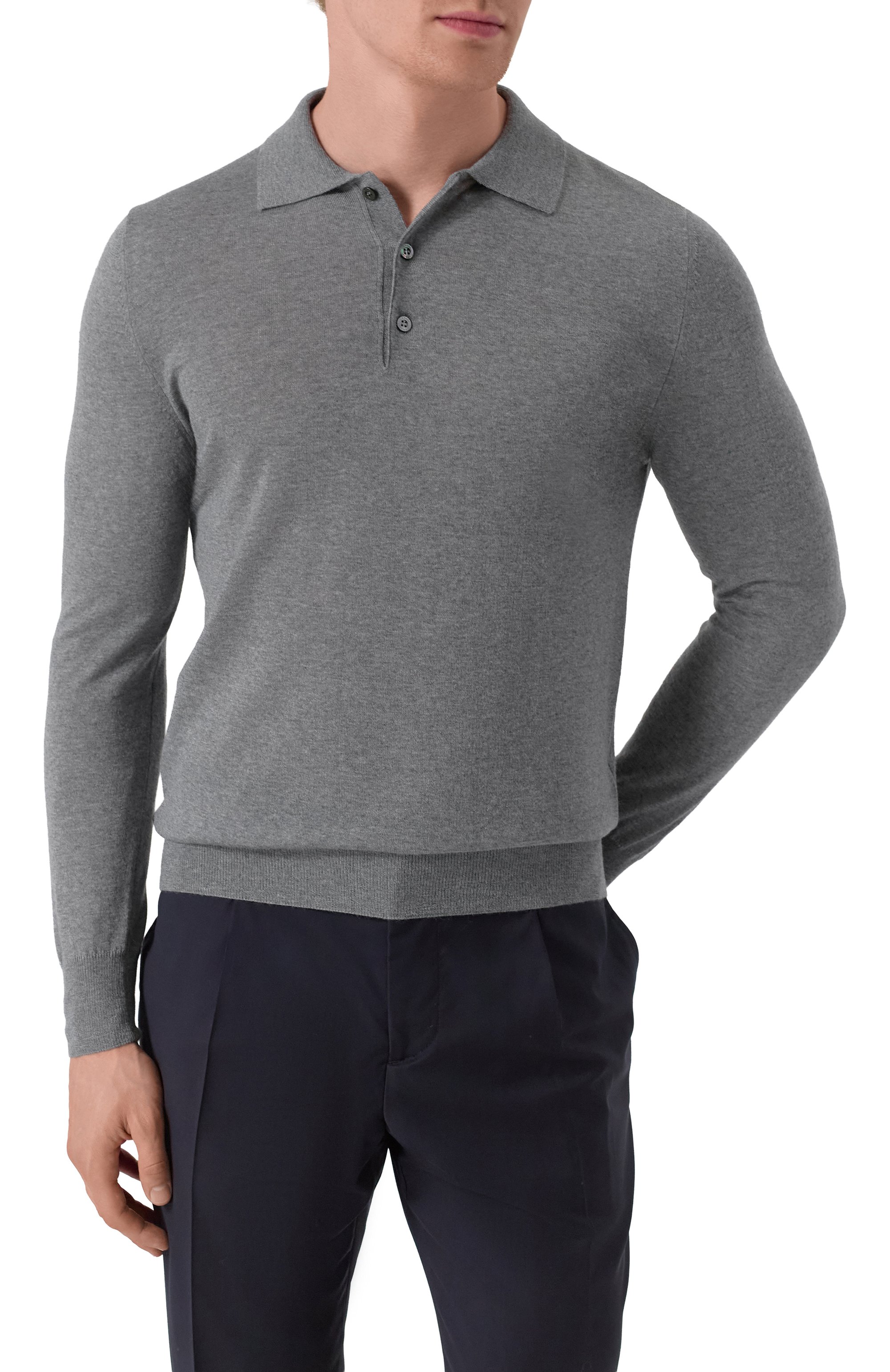 Шерстяное поло CANALI, арт. C0017/MK01149, фото 3