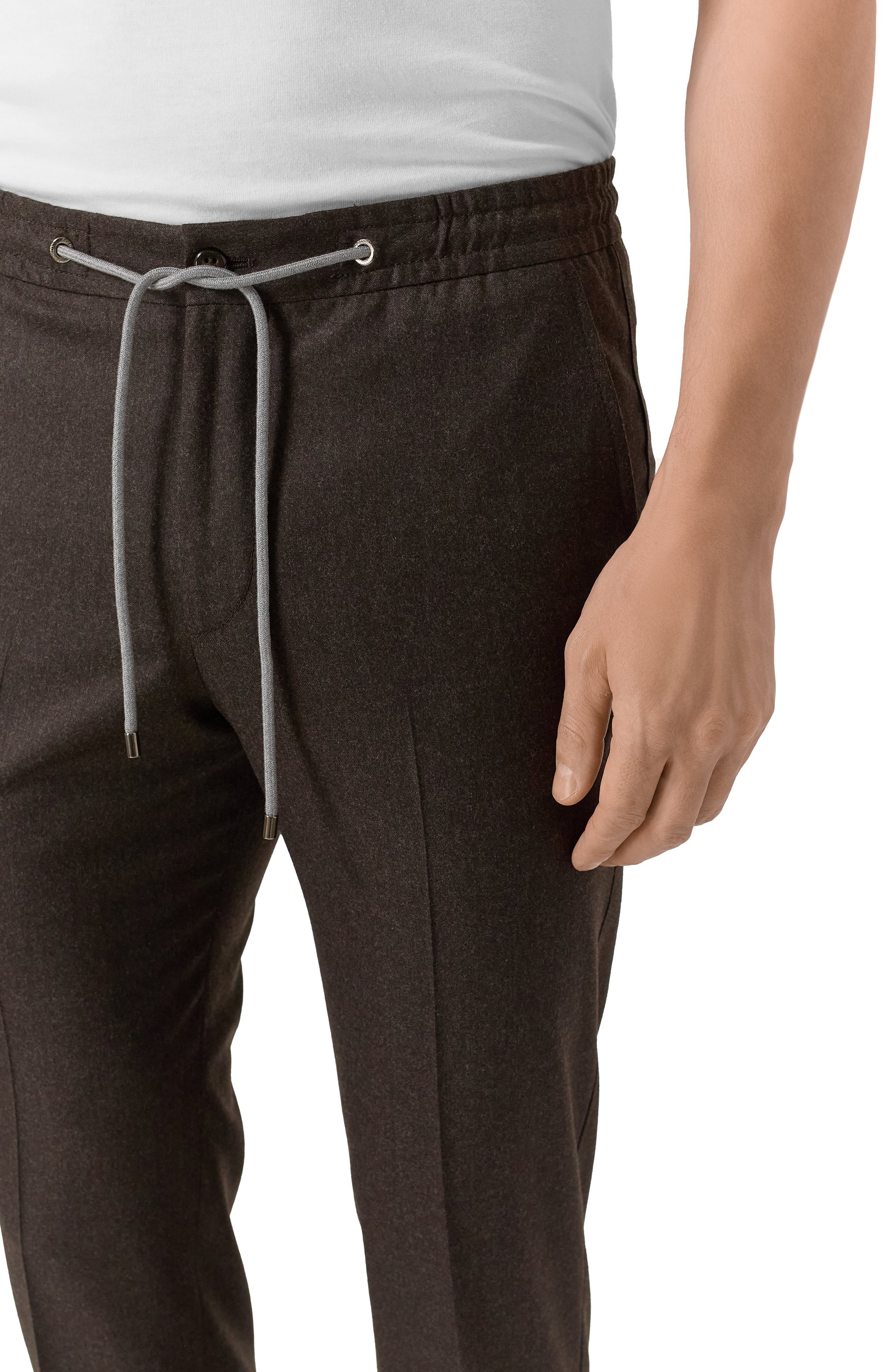 Шерстяные брюки CORNELIANI, арт. 264L25-2618111, фото 5