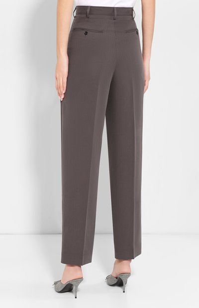 Брюки со стрелками ACNE STUDIOS темно-серого цвета по цене 42900 руб., арт. AK0158, фото 4 Брюки со стрелками ACNE STUDIOS, арт. AK0158, фото 4