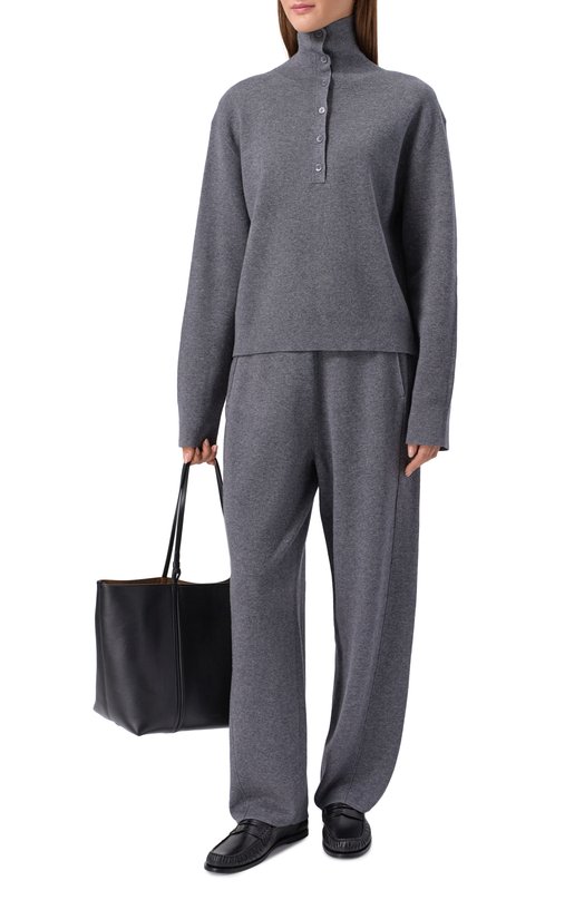 Брюки из шерсти и хлопка 12 STOREEZ 136265 Серый  136265 Фото 2