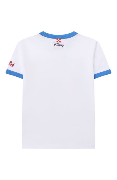 Хлопковая футболка MC2 SAINT BARTH белого цвета по цене 9950 руб., арт. STBK DEAN JR/DENA001/00742B, фото 2 Хлопковая футболка MC2 SAINT BARTH, арт. STBK DEAN JR/DENA001/00742B, фото 2