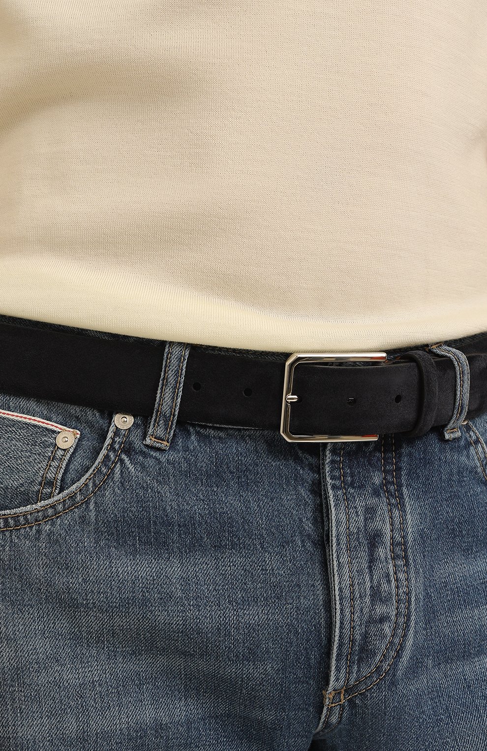 Замшевый ремень SANTONI, арт. CM35VS003B91E2M0U50, фото 2