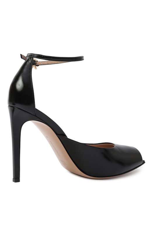 Лакированные босоножки Ethel 95 Gianvito Rossi G61756.95RIC.NUINER0 Чёрный  G61756.95RIC.NUINER0 Фото 5