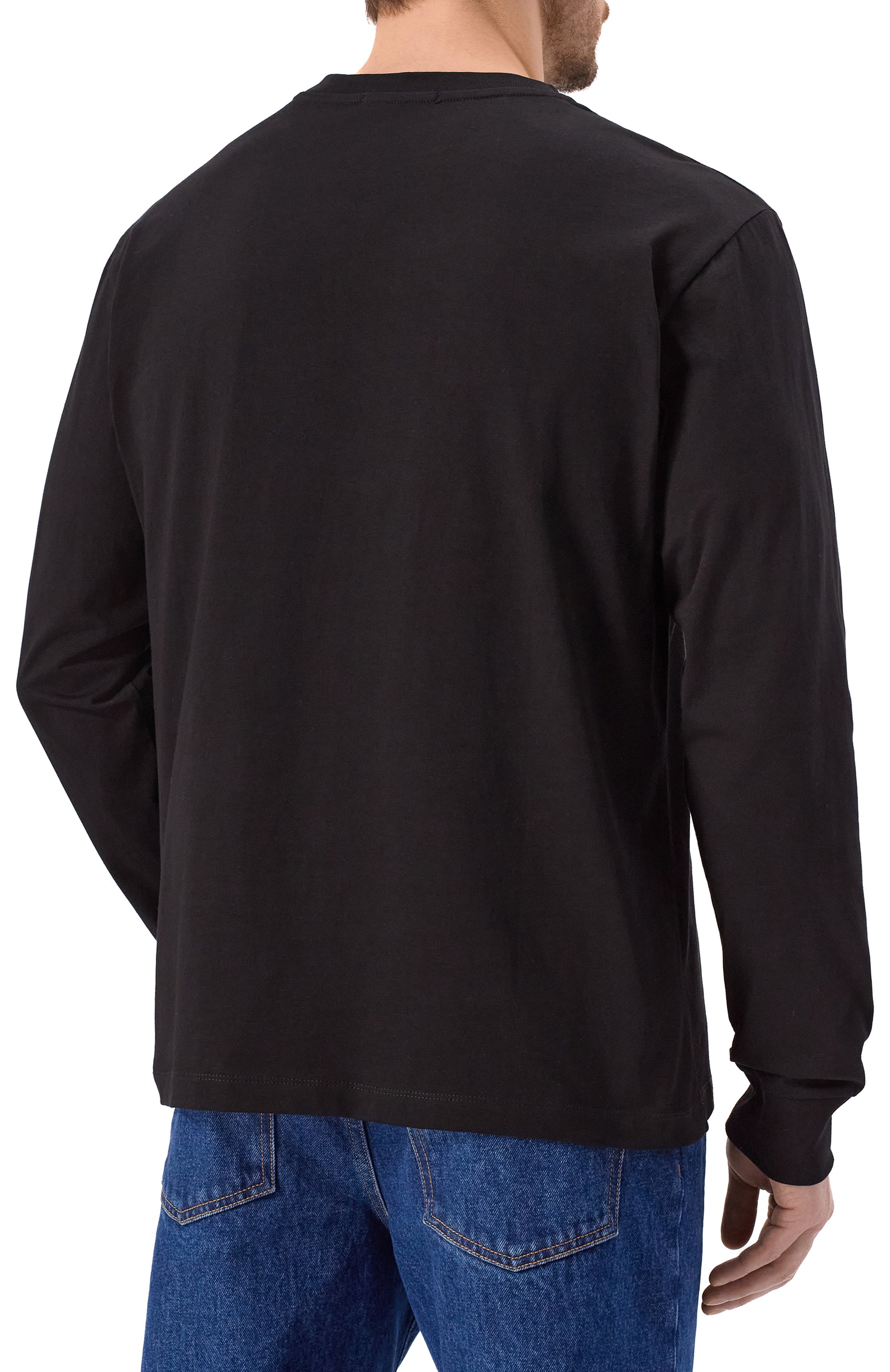 Хлопковый лонгслив HINNOMINATE, арт. HMABM01307, фото 4