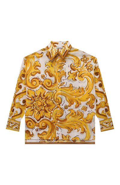 Хлопковая рубашка DOLCE & GABBANA, арт. L55S98/FI5JT