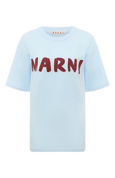 Хлопковая футболка MARNI, арт. THJET49EPH/USCS11, фото 1
