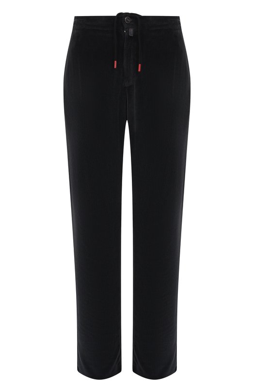 Вельветовые брюки Kiton UPLACRK0138H22 Чёрный UPLACRK0138H22