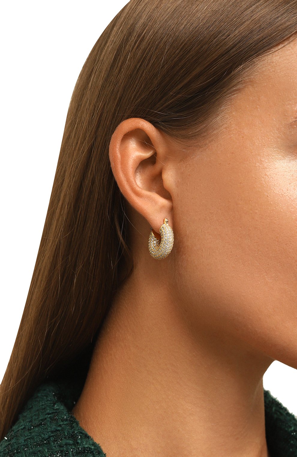 Серьги LUV AJ золотого цвета по цене 15200 руб., арт. CH4-PMDH-G, фото 2 Серьги LUV AJ, арт. CH4-PMDH-G, фото 2