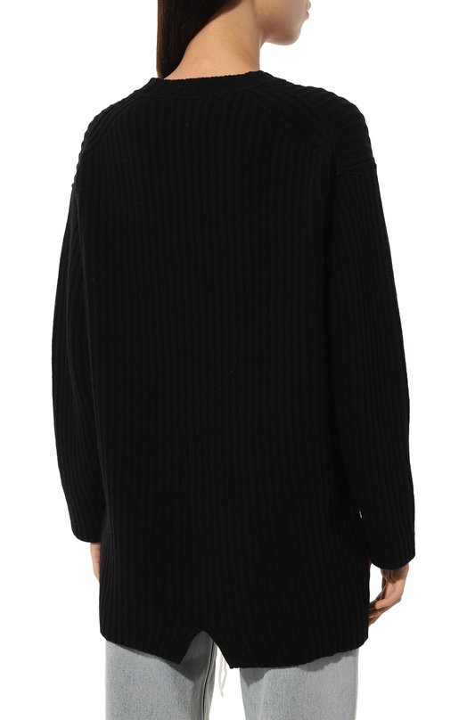 Свитер из кашемира и шерсти Isabel Benenato DK14RF24 Чёрный  DK14RF24 Фото 4