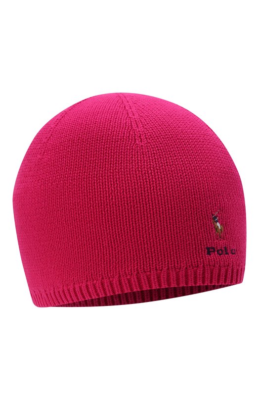 

Хлопковая шапка Polo Ralph Lauren, Розовый