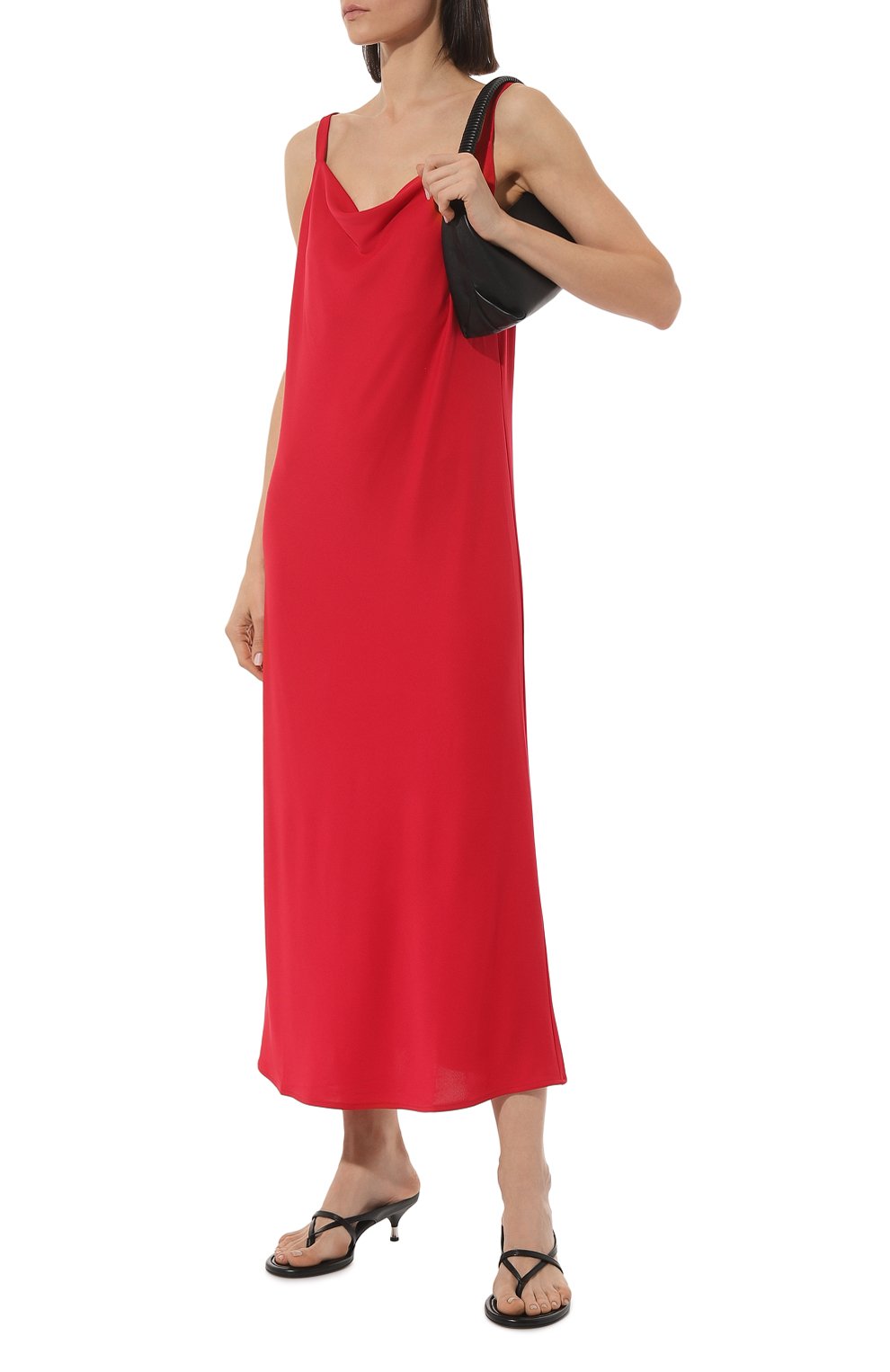 Платье PIETRO BRUNELLI красного цвета по цене 24700 руб., арт. AS2204/PL0082/9999, фото 2 Платье PIETRO BRUNELLI, арт. AS2204/PL0082/9999, фото 2