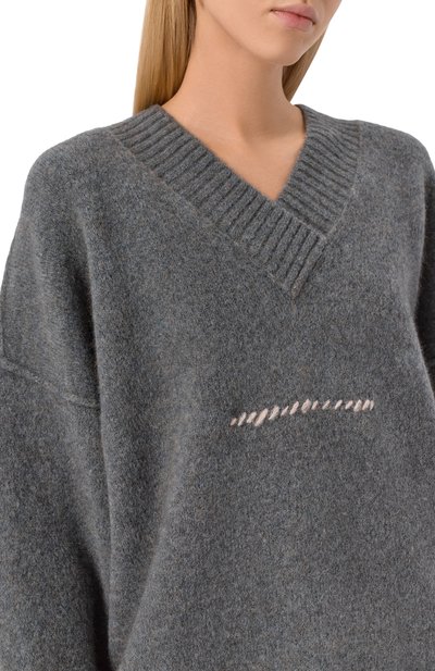 Шерстяной пуловер ISABEL BENENATO, арт. UK03F25, фото 5