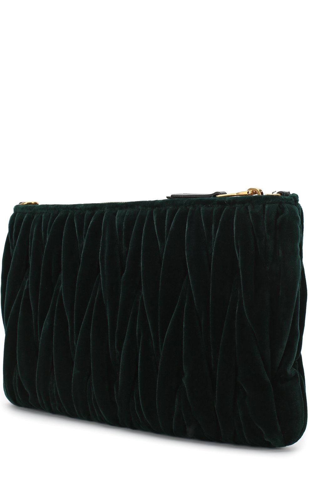 Бархатный клатч на цепочке MIU MIU, арт. 5BF354-2EOM-F077U-OOO, фото 2