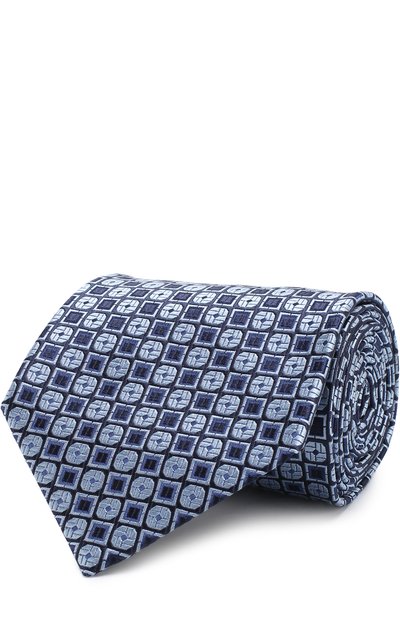Мужской шелковый галстук с узором ZEGNA, арт. Z3E43/1XW