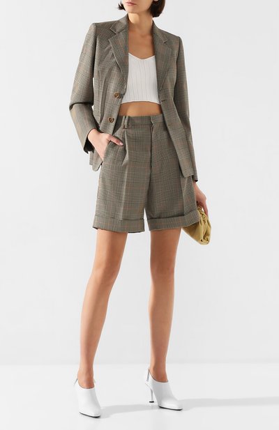 Шорты MAISON MARGIELA коричневого цвета по цене 59600 руб., арт. S51MU0051/S52581, фото 2 Шорты MAISON MARGIELA, арт. S51MU0051/S52581, фото 2