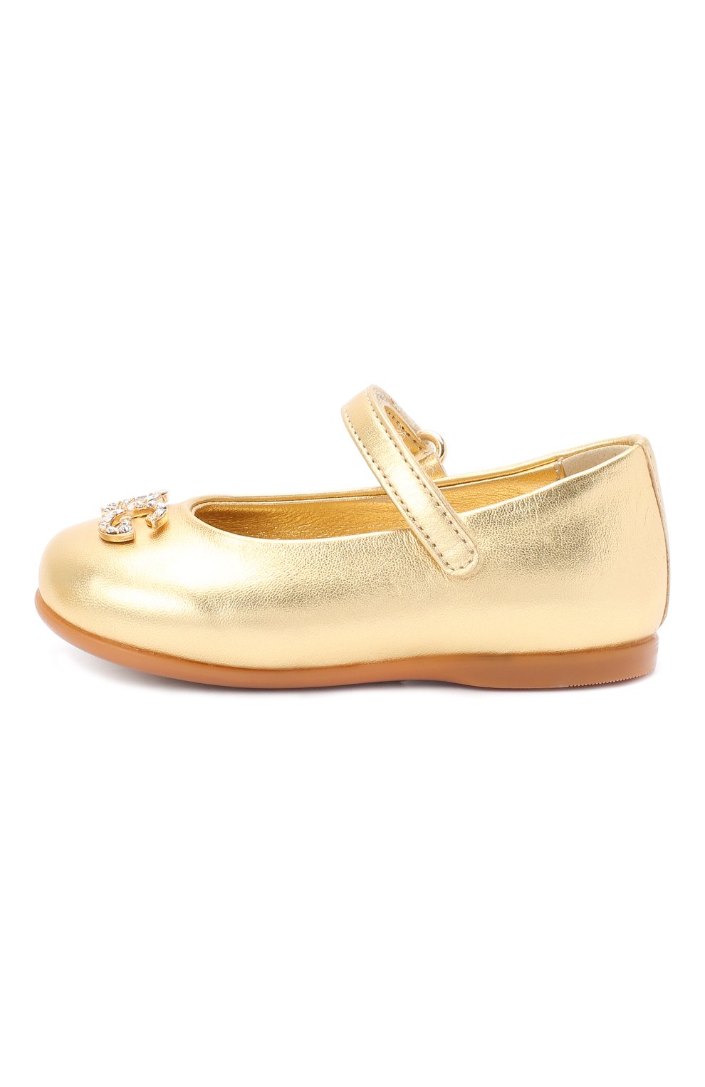 Кожаные балетки DOLCE & GABBANA, арт. D20057/A6C66, фото 2