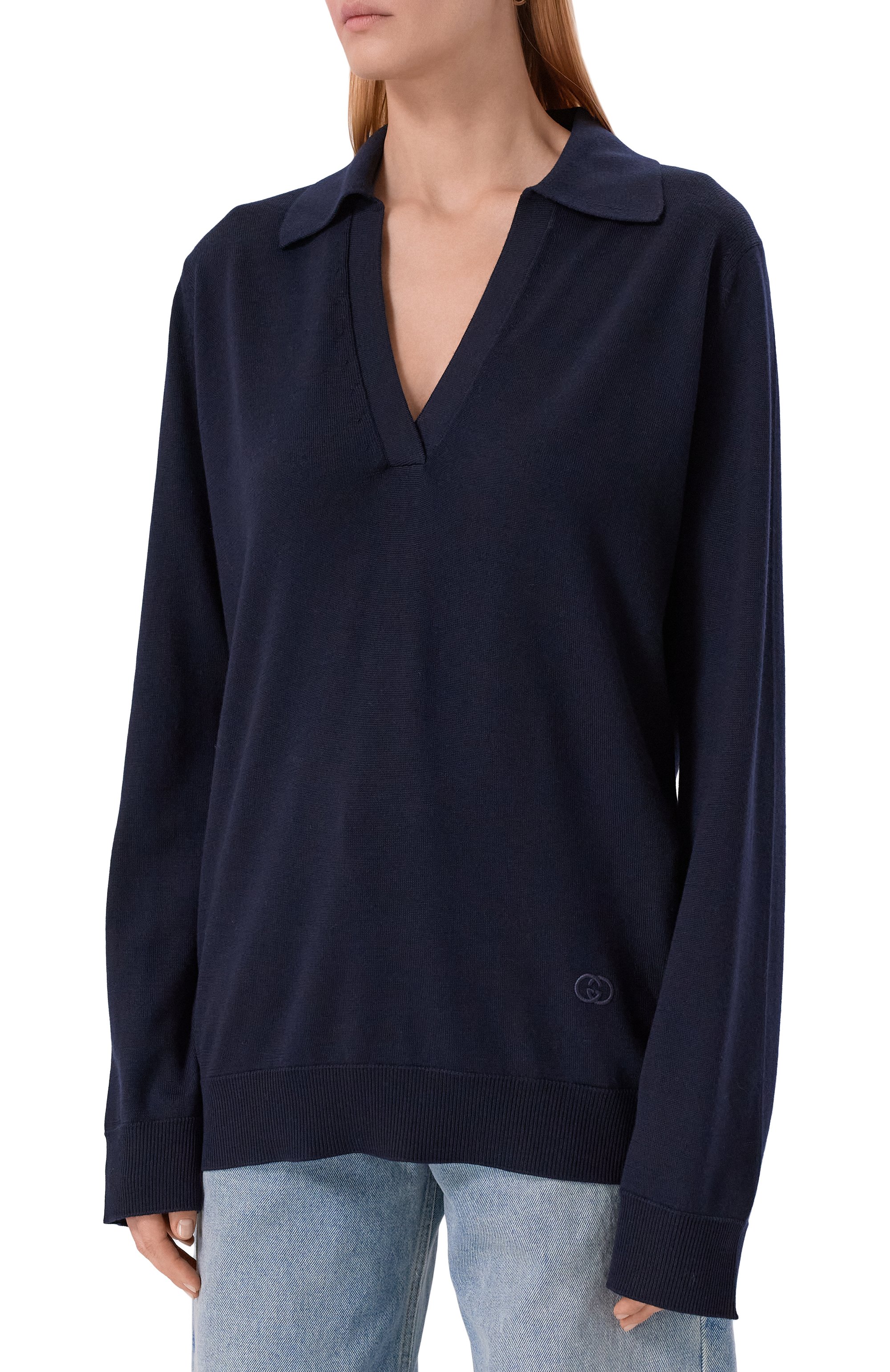 Шерстяное поло GUCCI, арт. 793883/XKFA8, фото 3