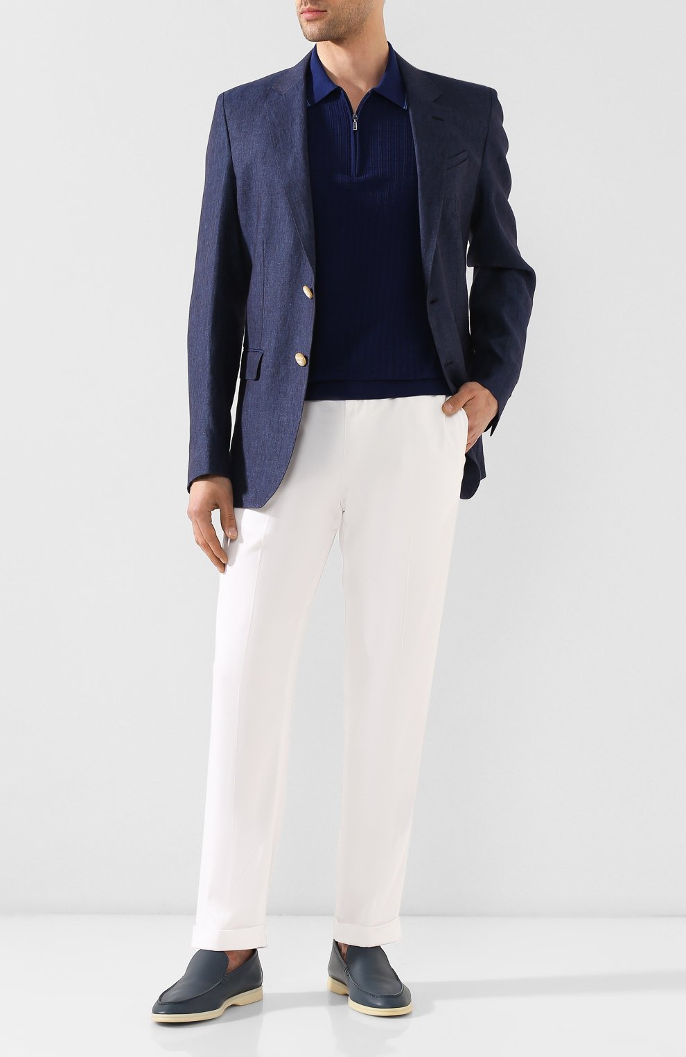 Льняные брюки KITON, арт. UFPLACJ07S40, фото 2