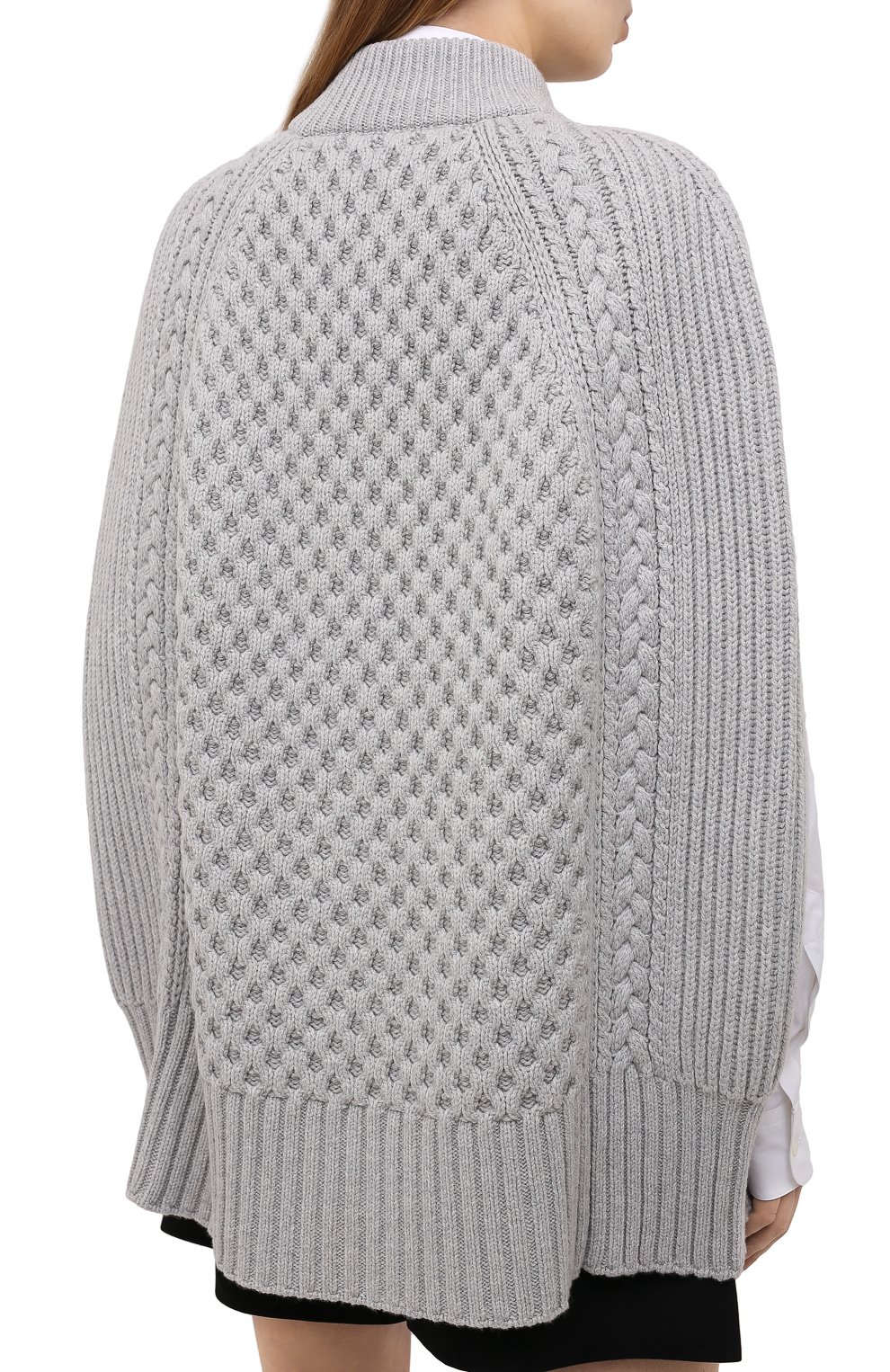 Пончо из шерсти и кашемира ALEXANDER MCQUEEN, арт. 650348/Q1ATE, фото 4