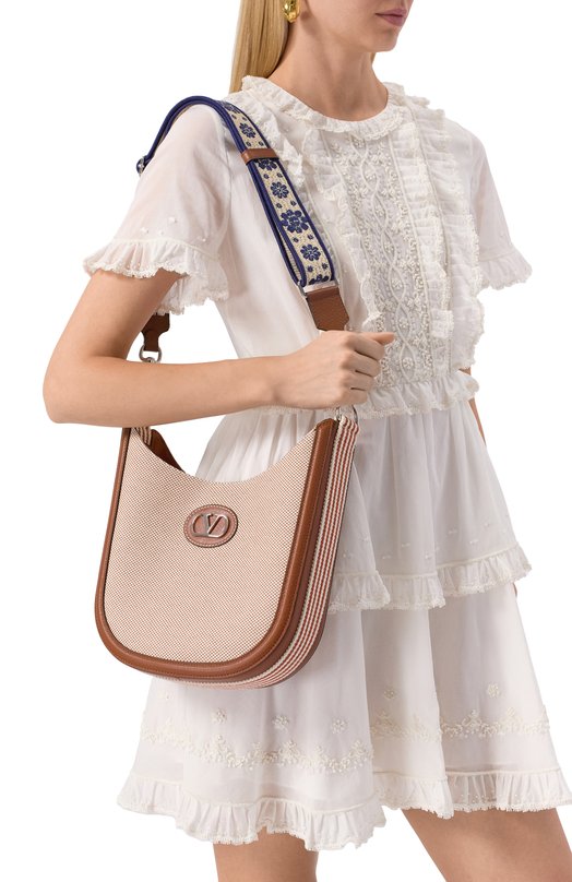 Сумка Antibes medium Valentino 6W2B0R41/NYP Бежевый  6W2B0R41/NYP Фото 2