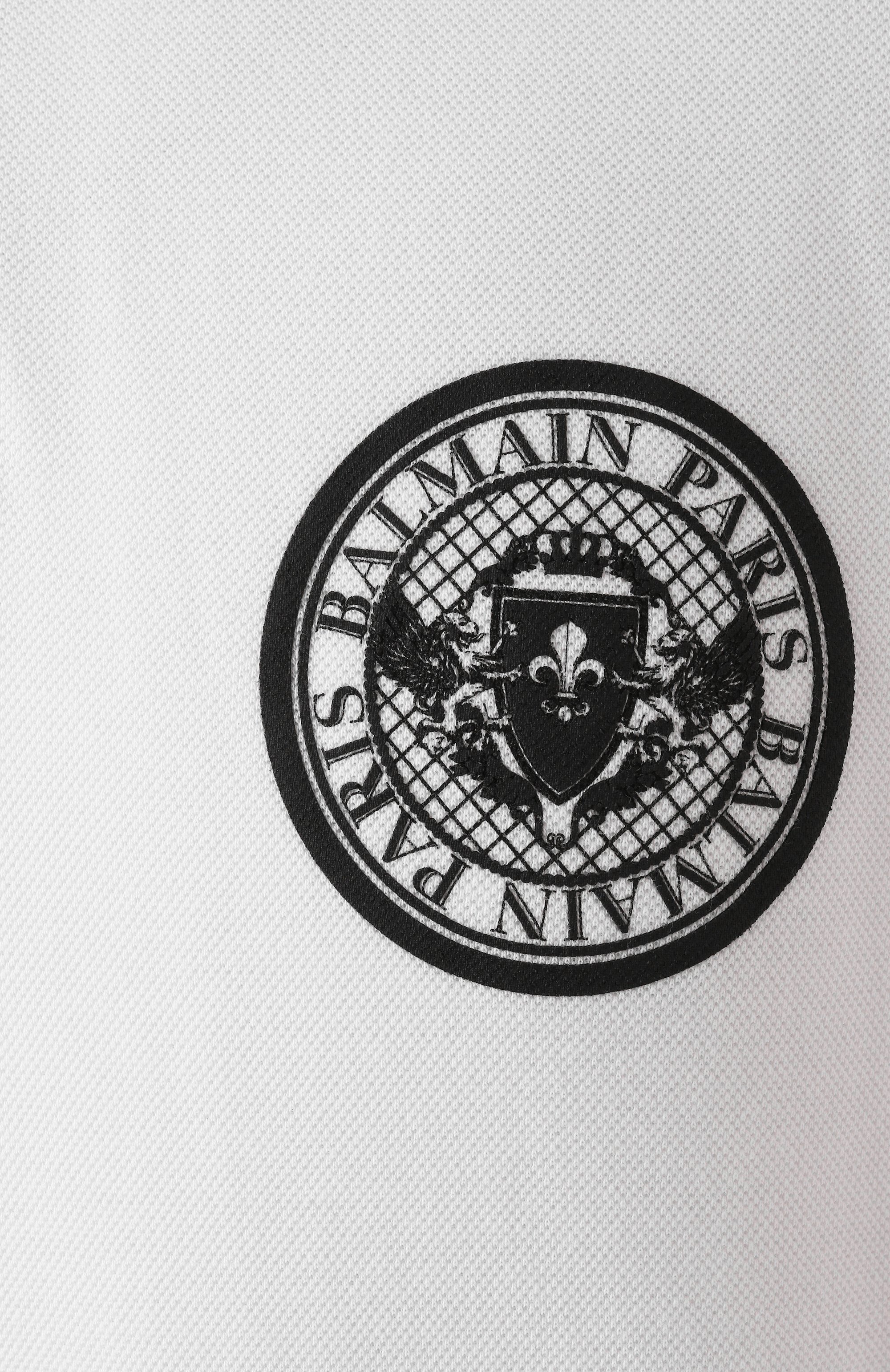 Хлопковое поло BALMAIN, арт. EH1GC026/BC94, фото 6