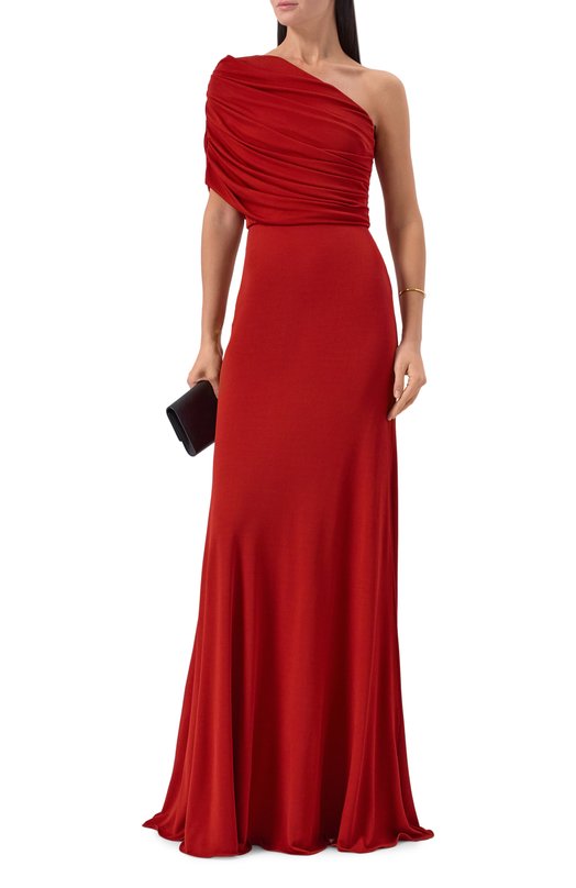 Платье из вискозы Giambattista Valli 25FWSVCL5079/80JER Оранжевый  25FWSVCL5079/80JER Фото 2