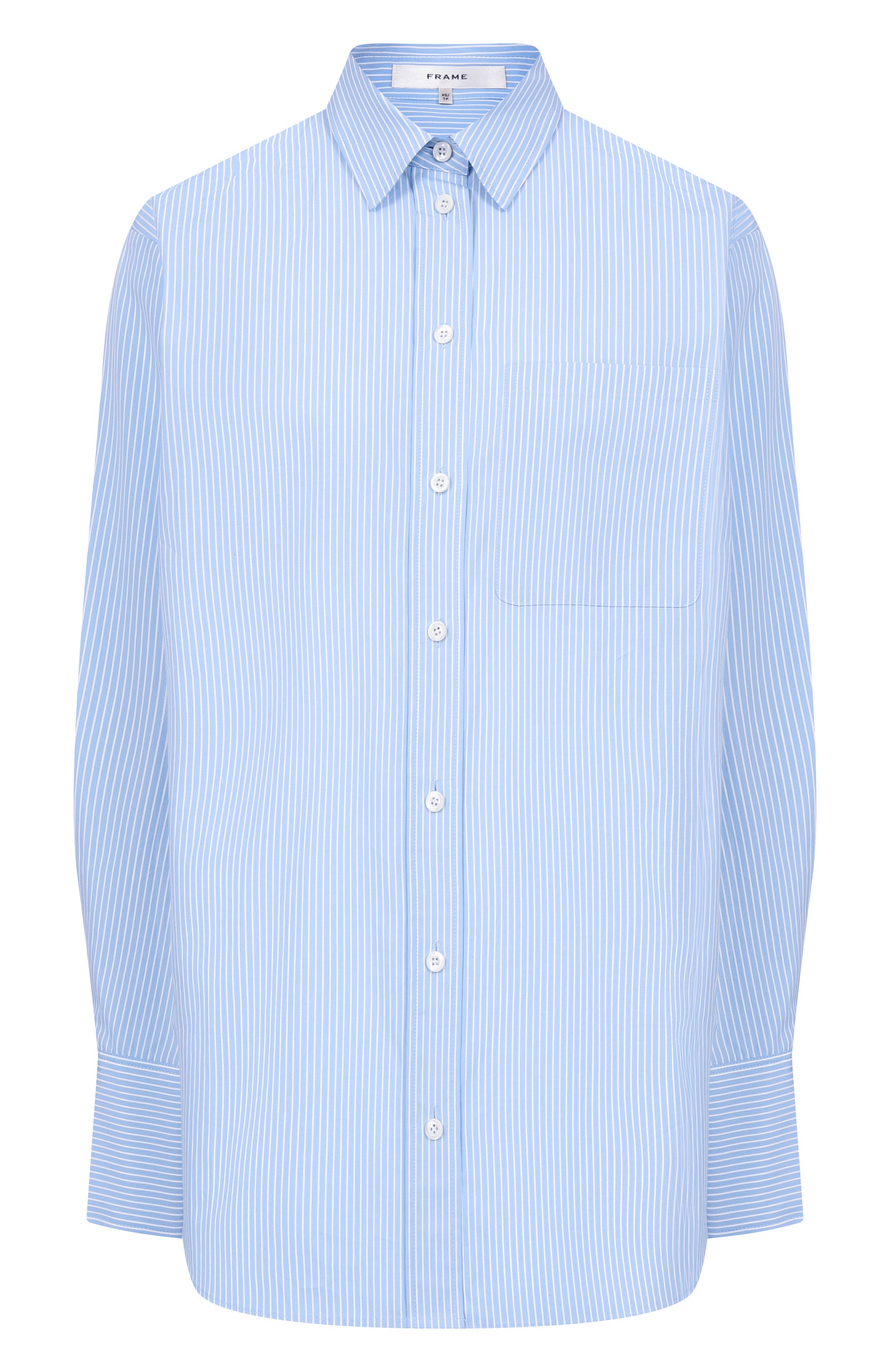 Хлопковая рубашка FRAME DENIM, арт. WS26WSH004/THE STRIPED B0Y SHIRT, фото 1