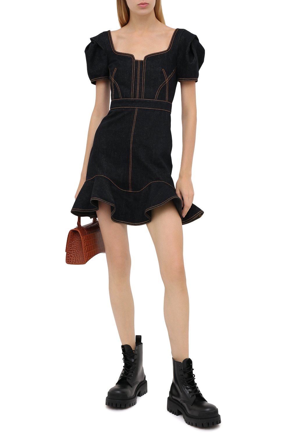Джинсовое платье ALEXANDER MCQUEEN, арт. 630913/QMAA2, фото 2