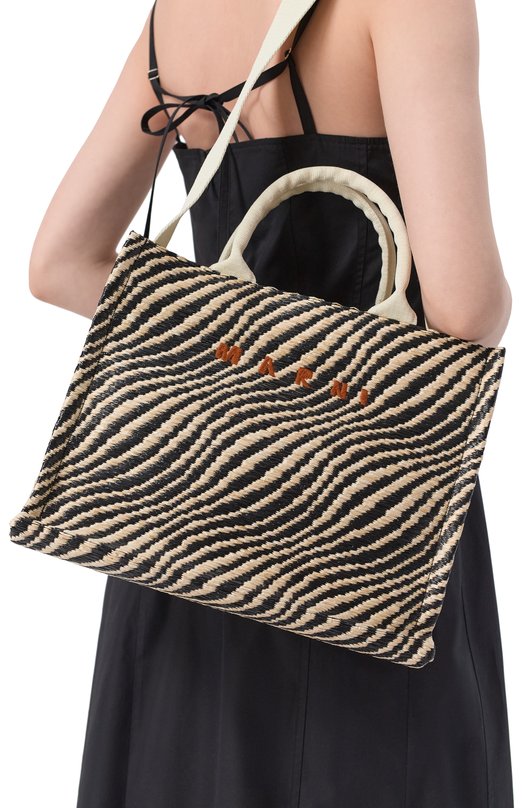 Сумка Basket small Marni SHMP0077U7/P9841 Чёрный  SHMP0077U7/P9841 Фото 2