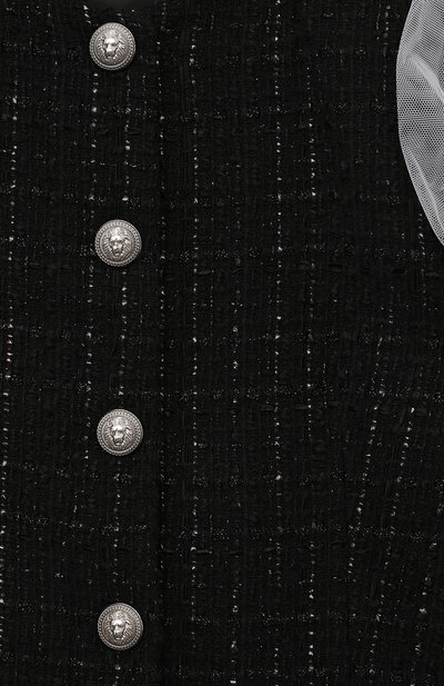 Жакет BALMAIN черного цвета по цене 59800 руб., арт. BV2B84, фото 3 Жакет BALMAIN, арт. BV2B84, фото 3