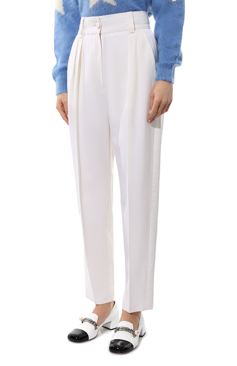 Шерстяные брюки MIU MIU, арт. MP1468-1R1-F0009, фото 3