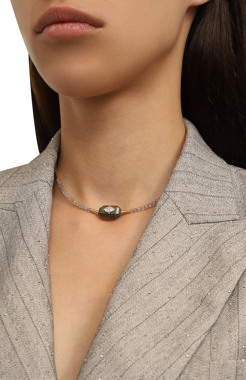 Колье HANKA_IN, арт. INS-CH-LAB-PYR-CZ-1M, фото 2