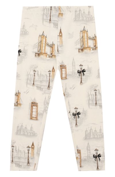 Хлопковые легинсы MONNALISA, арт. 11D409RU