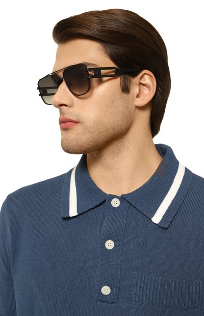 Солнцезащитные очки 9FIVE черного цвета по цене 39950 руб., арт. R0YALS XL-MATTE BLACK / GRADIENT, фото 3 Солнцезащитные очки 9FIVE, арт. R0YALS XL-MATTE BLACK / GRADIENT, фото 3