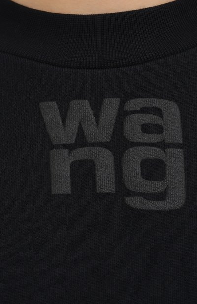 Хлопковый свитшот ALEXANDERWANG.T черного цвета по цене 18900 руб., арт. 4CC1201157, фото 5 Хлопковый свитшот ALEXANDERWANG.T, арт. 4CC1201157, фото 5