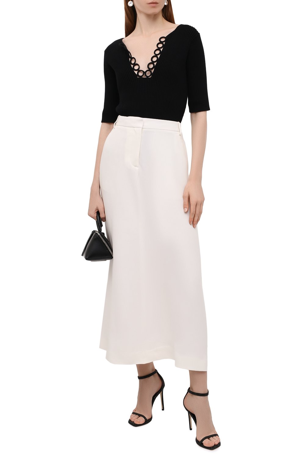 Босоножки nudistcurve 100 STUART WEITZMAN черного цвета по цене 78800 руб., арт. S6958, фото 2 Босоножки nudistcurve 100 STUART WEITZMAN, арт. S6958, фото 2