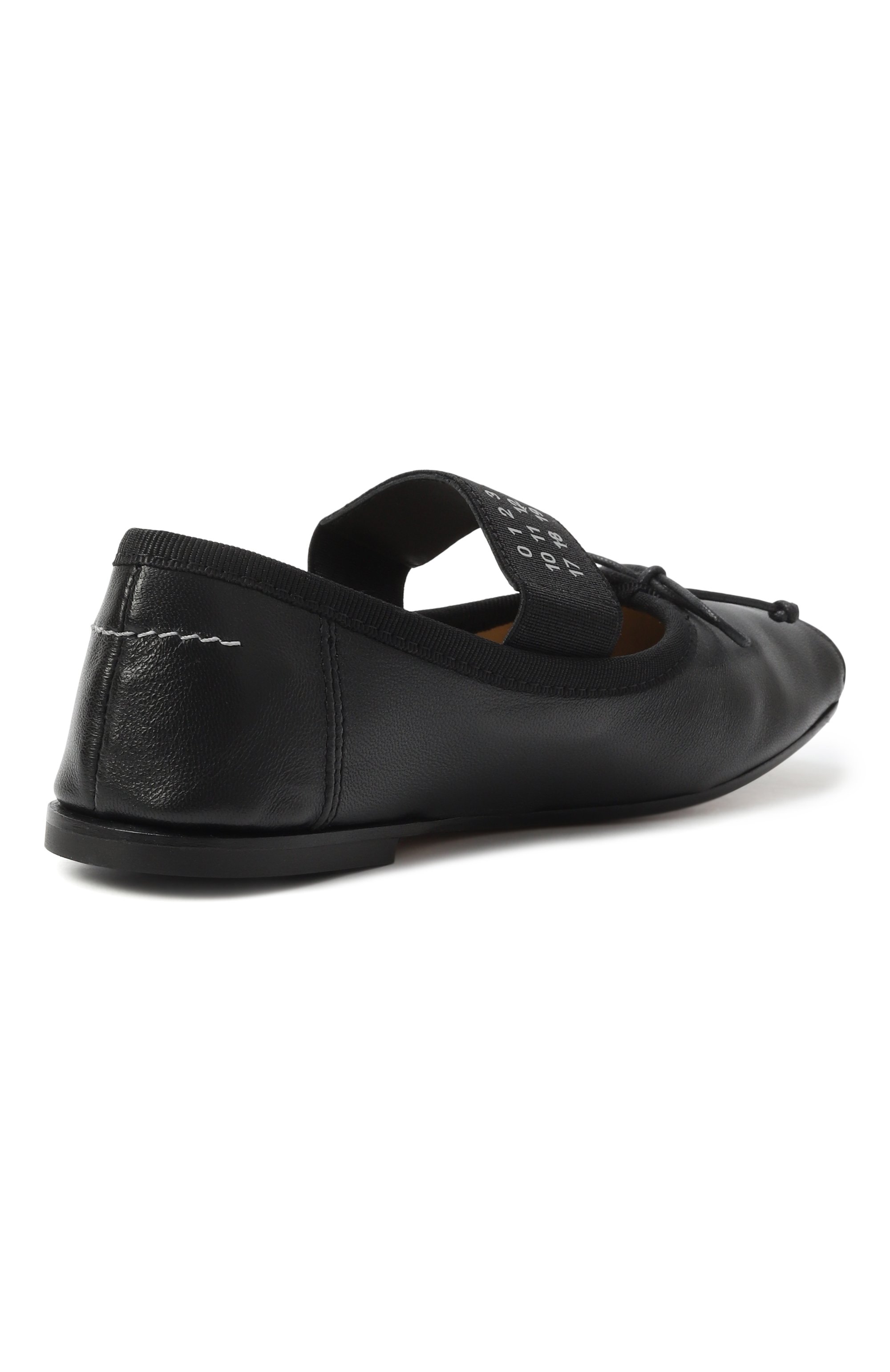 Кожаные балетки MM6, арт. 80971/28-35, фото 3