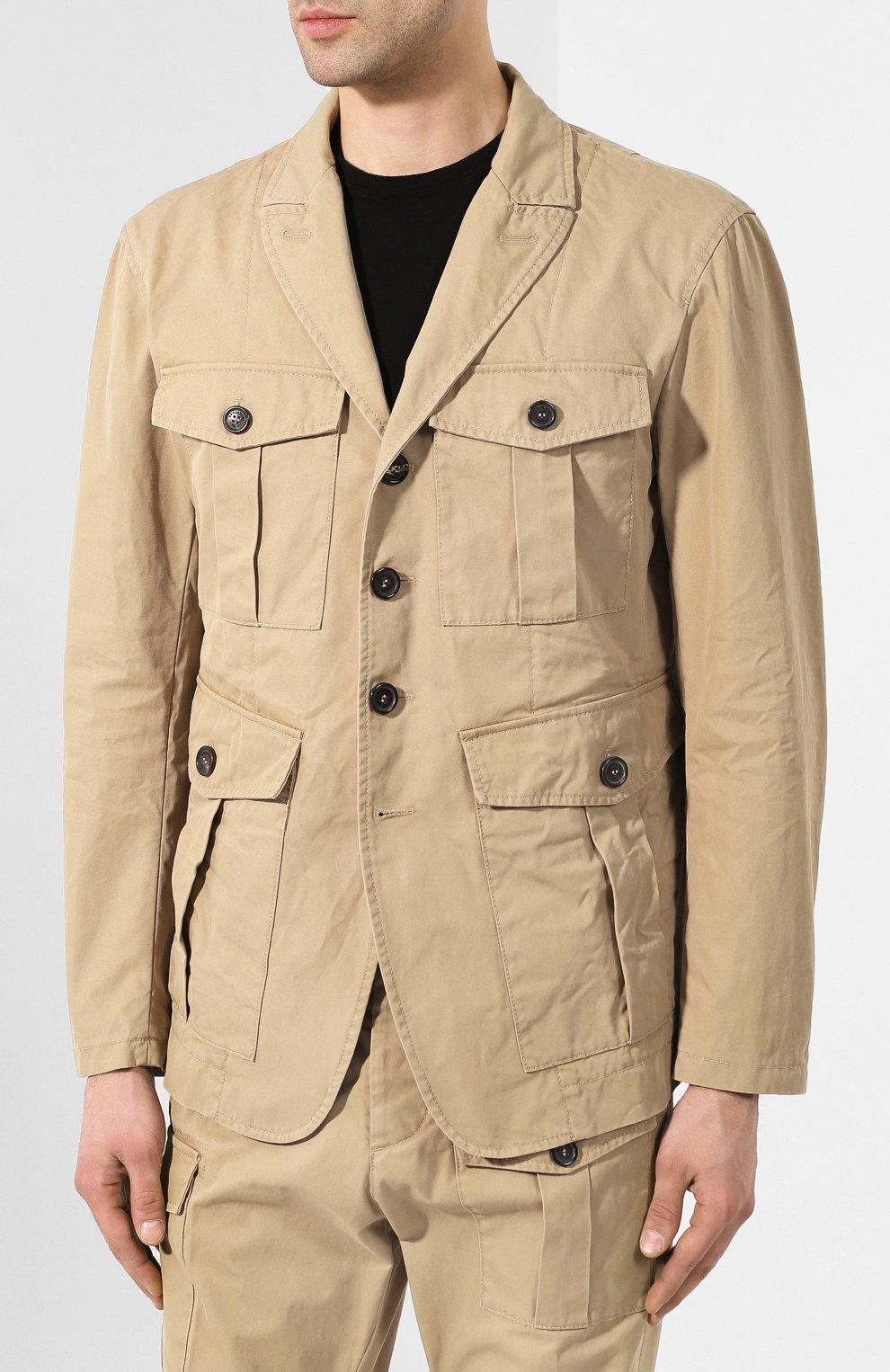 Хлопковый пиджак DSQUARED2, арт. S74BN0988/S41794, фото 3