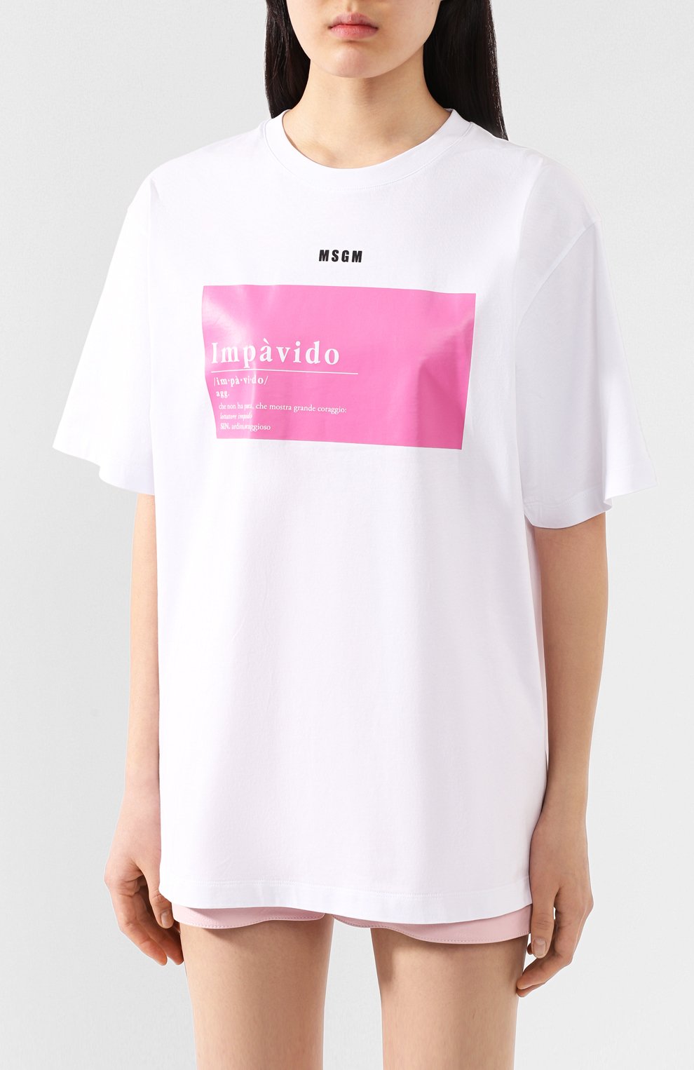 Хлопковая футболка MSGM, арт. 2842MDM201 207498, фото 3