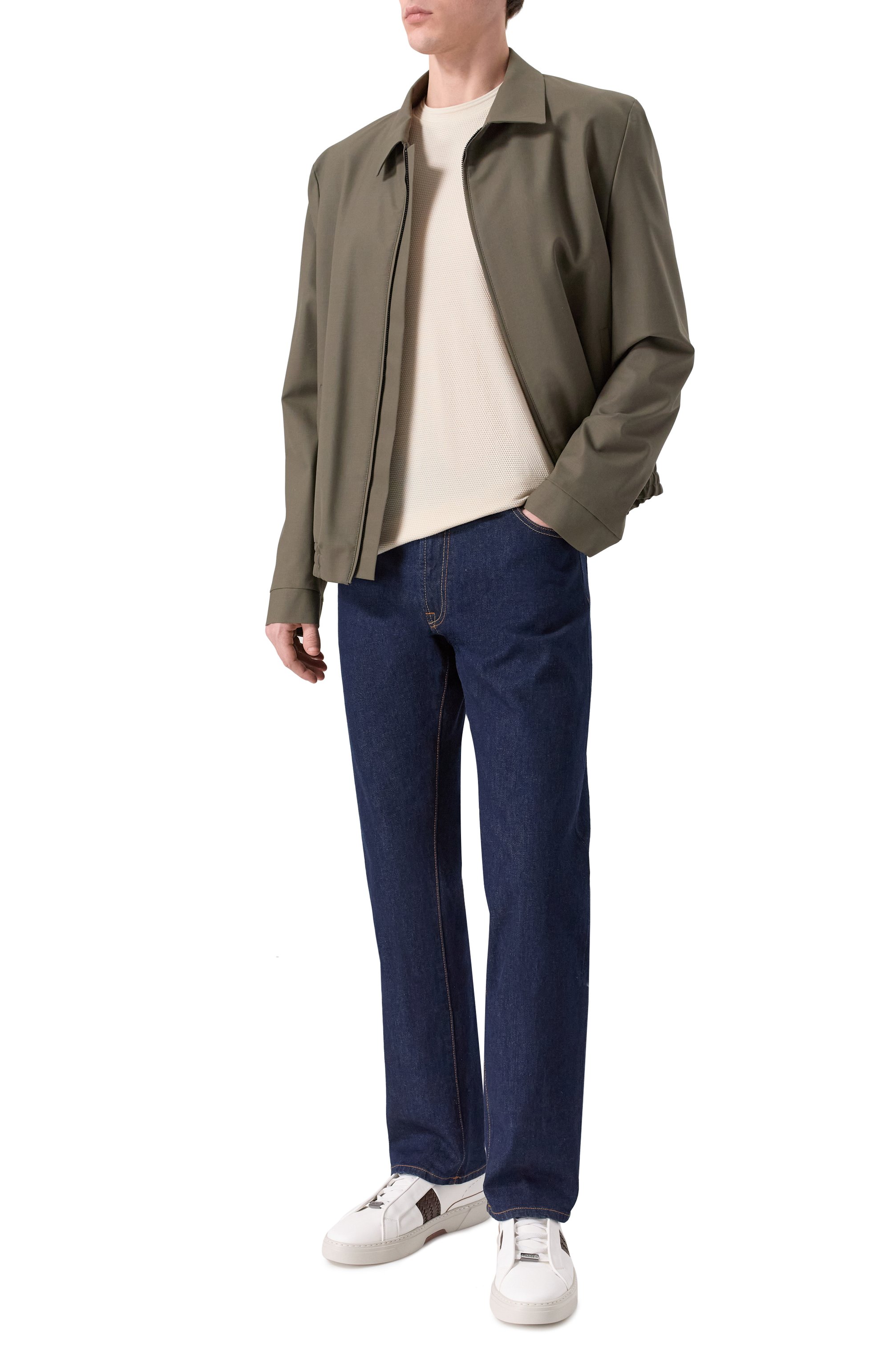 Кожаные кеды gary BOSS, арт. 50555667, фото 2