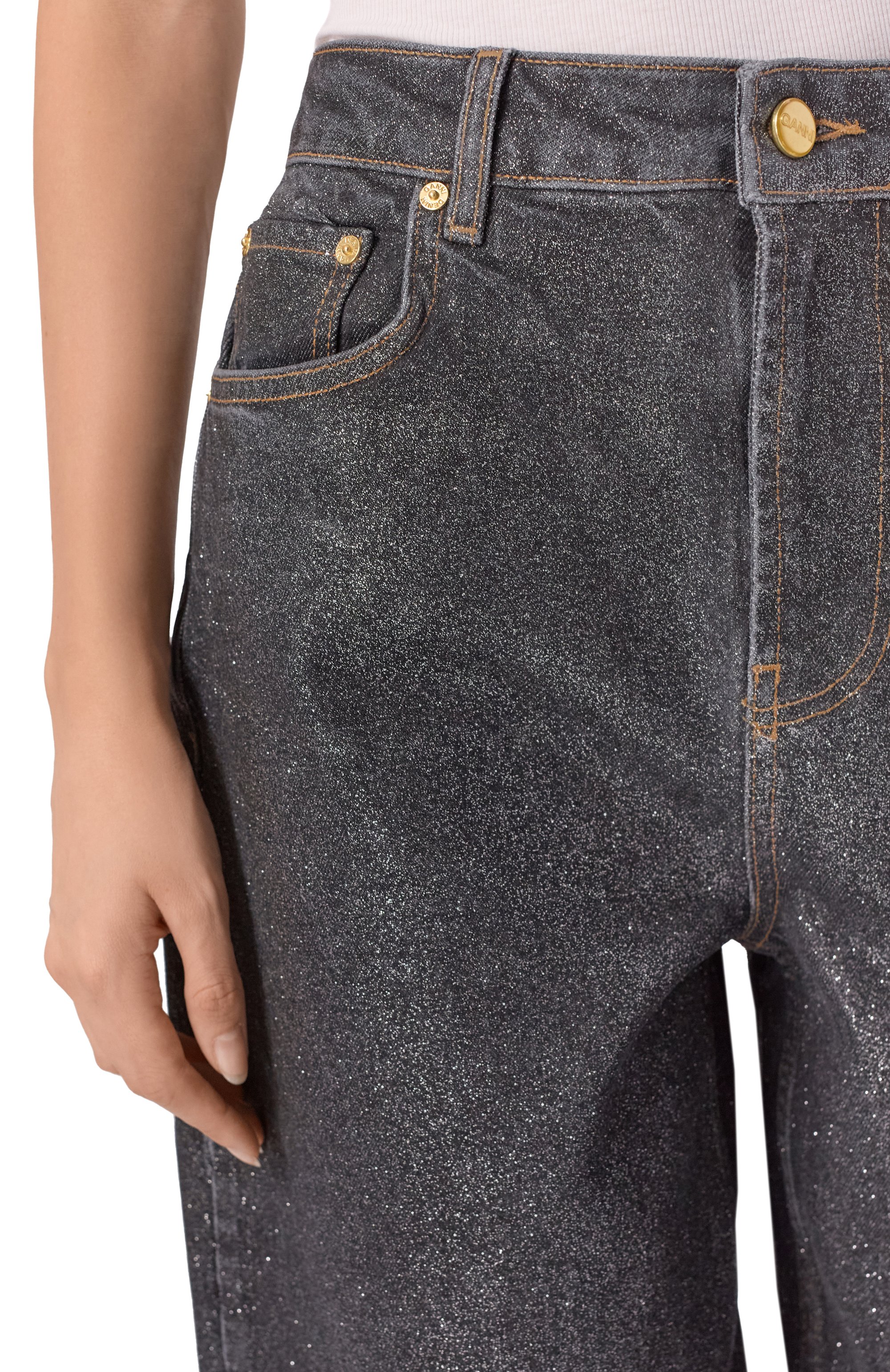 Джинсы GANNI, арт. J1803, фото 5