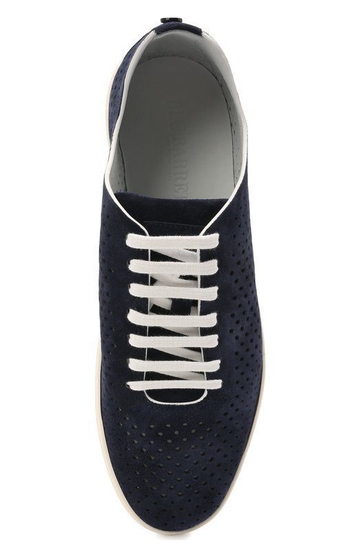 Замшевые кеды Blu Barrett RUB-10539.2/LIGHT CASHEMERE Синий  RUB-10539.2/LIGHT CASHEMERE Фото 5